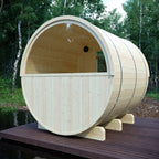 Tampere Finnish Barrel Sauna with WiFi Heater - Finnish Sauna Builders